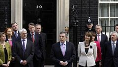 Gordon Brown ped Downing Street